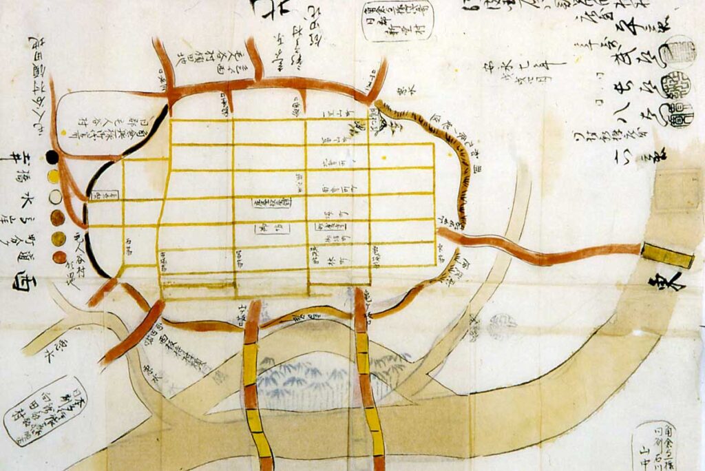 寺内町古地図